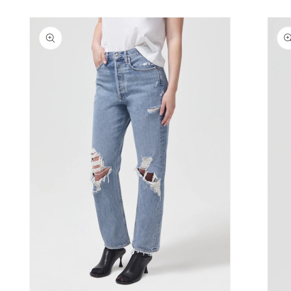 90s Mid Rise Loose Fit in Fall Out